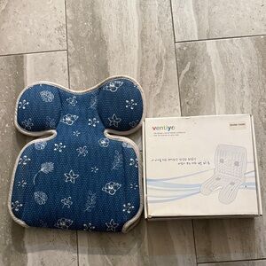Blue Floral Ventiyo Seat Cushion Stroller Cooler